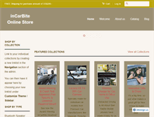 Tablet Screenshot of incarbitestore.com